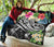 Guam Polynesian Premium Quilt - Summer Plumeria (Black) - Polynesian Pride