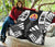 Tahiti Premium Quilt - Tahiti Flag Polynesian White Tattoo (Black) - Polynesian Pride