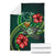 Pohnpei Polynesian Premium Blanket - Green Turtle Hibiscus - Polynesian Pride