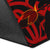 Hawaii Hibiscus Polynesian Red Big Turtle Area Rug AH - Polynesian Pride