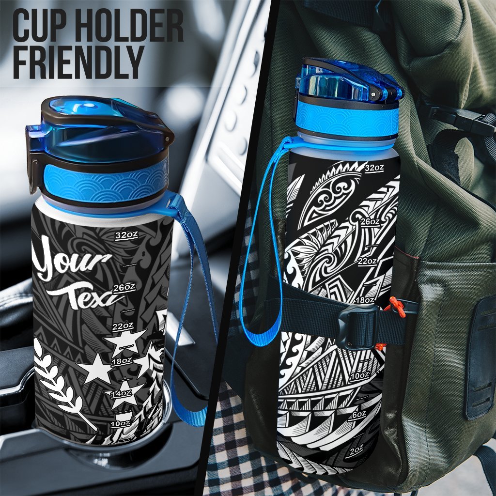 Kosrae State Custom Personalised Hydro Tracking Bottle - Wings Style - Polynesian Pride
