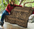 Hawaii Polyensian Turtle Premium Quilt Gold - Polynesian Pride