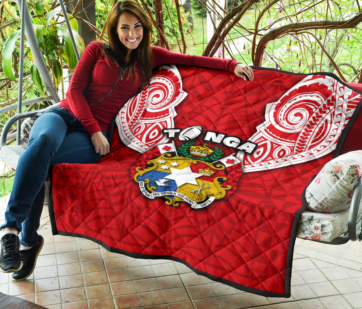 Tonga Rugby Premium Quilt Royal Style - Polynesian Pride