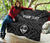 Guam Personalised Premium Quilt - Guam Seal With Polynesian Tattoo Style (Black) - Polynesian Pride