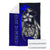 Polynesian Hawaii Custom Personalised Premium Blanket Blue - Turtle with Hook - Polynesian Pride
