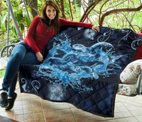 Hawaii Turtle Sea Ohana Premium Quilt - Polynesian Pride