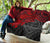 Guam Polynesian Premium Quilt - Guam Coat Of Arms & Red Turtle Hibiscus - Polynesian Pride