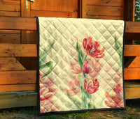 Beautiful Flower Premium Quilt - Polynesian Pride