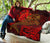 Tahiti Premium Quilt - Red Shark Polynesian Tattoo - Polynesian Pride