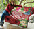 Kosrae Polynesian Premium Quilt - Summer Plumeria (Red) - Polynesian Pride