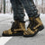 Wallis And Futuna Leather Boots - Polynesian Gold Chief Version - Polynesian Pride