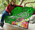 Tahiti Premium Quilt - Turtle Plumeria (Green) - Polynesian Pride