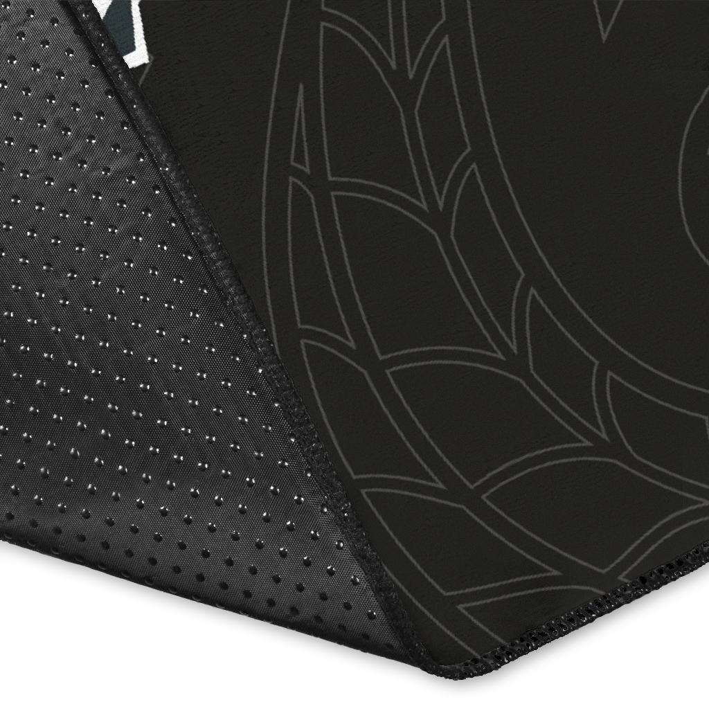 Plumeria Polynesia Orange Area Rug AH - Polynesian Pride