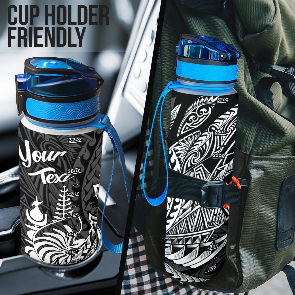 New Caledonia Custom Personalised Hydro Tracking Bottle - Wings Style - Polynesian Pride