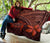 Hawaii Quilt - Hawaii Turtle Plumeria Quilt Red - Polynesian Pride