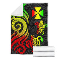 Wallis and Futuna Premium Blanket - Reggae Tentacle Turtle - Polynesian Pride