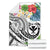 Polynesian Hawaii Kanaka Maoli Premium Blanket - Summer Plumeria (White) - Polynesian Pride