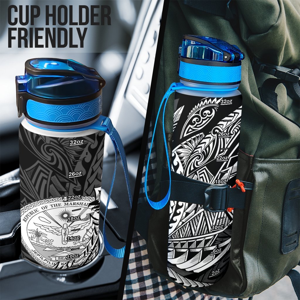 Marshall Islands Hydro Tracking Bottle - Wings Style - Polynesian Pride