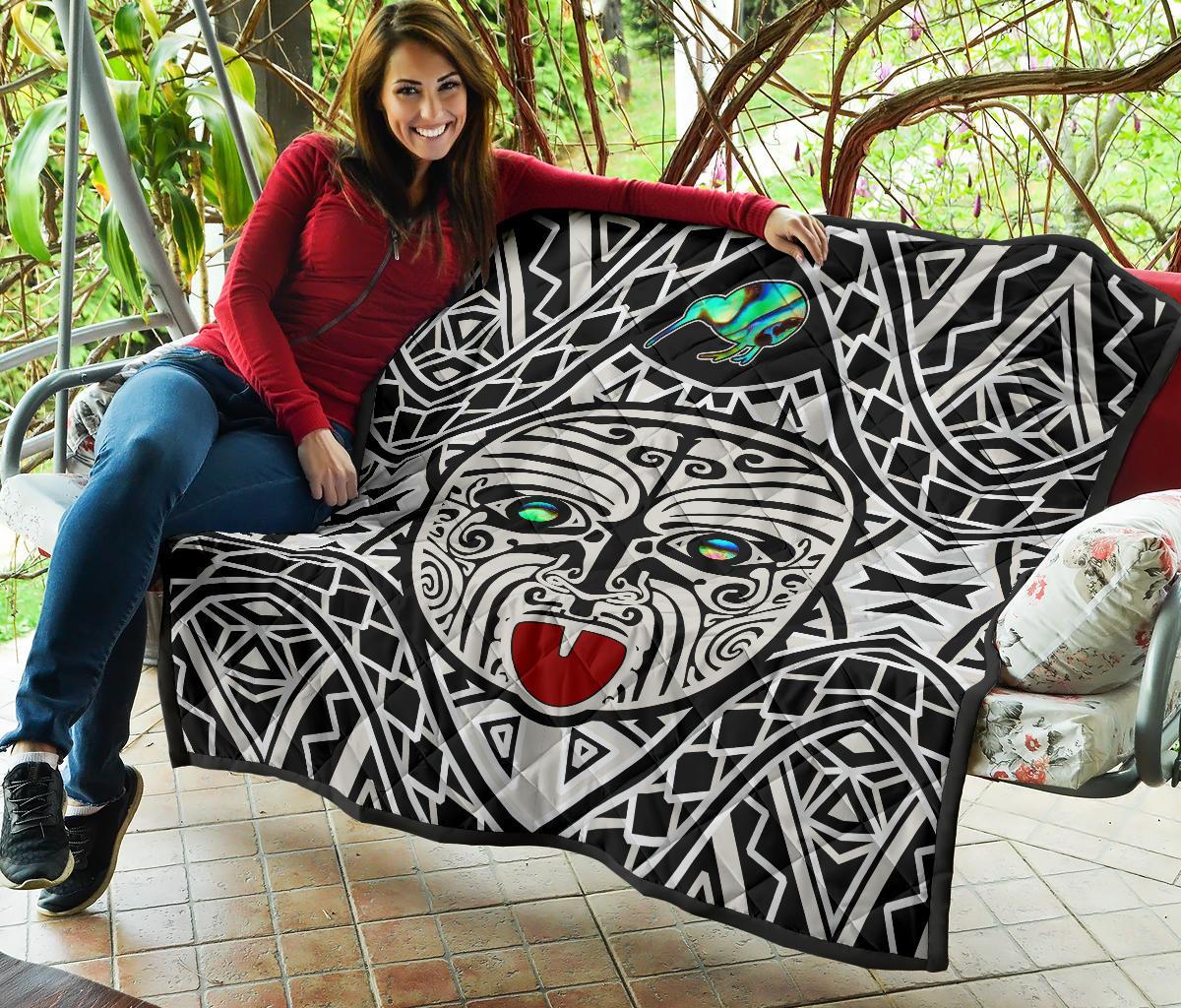 Integrity Maori Ta Moko Premium Quilt Kiwi and Paua - Polynesian Pride