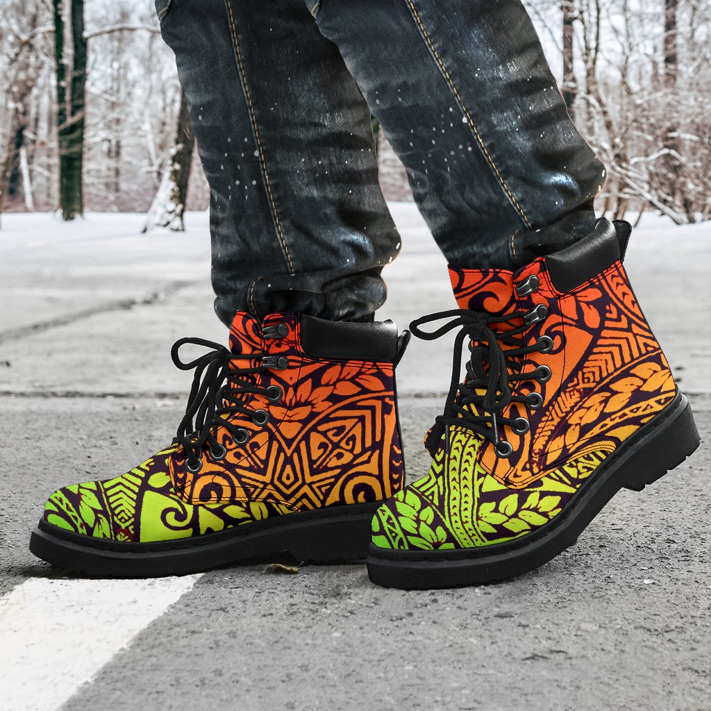 Polynesian 24 Season Boots - Polynesian Pattern - Polynesian Pride