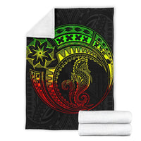 Seahorse Polynesian Blanket - Polynesian Tattoo Reggae - Polynesian Pride