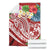 Tonga Polynesian Premium Blanket - Summer Plumeria (Red) - Polynesian Pride