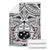 Samoa Premium Blanket - Samoa Coat Of Arm, Polynesian Tattoo White And Black - Polynesian Pride