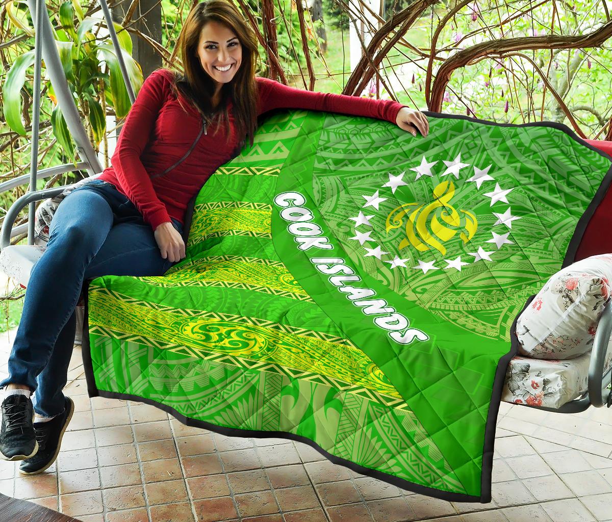 Cook Islands Premium Quilt Polynesian Victorian Vibes - Polynesian Pride