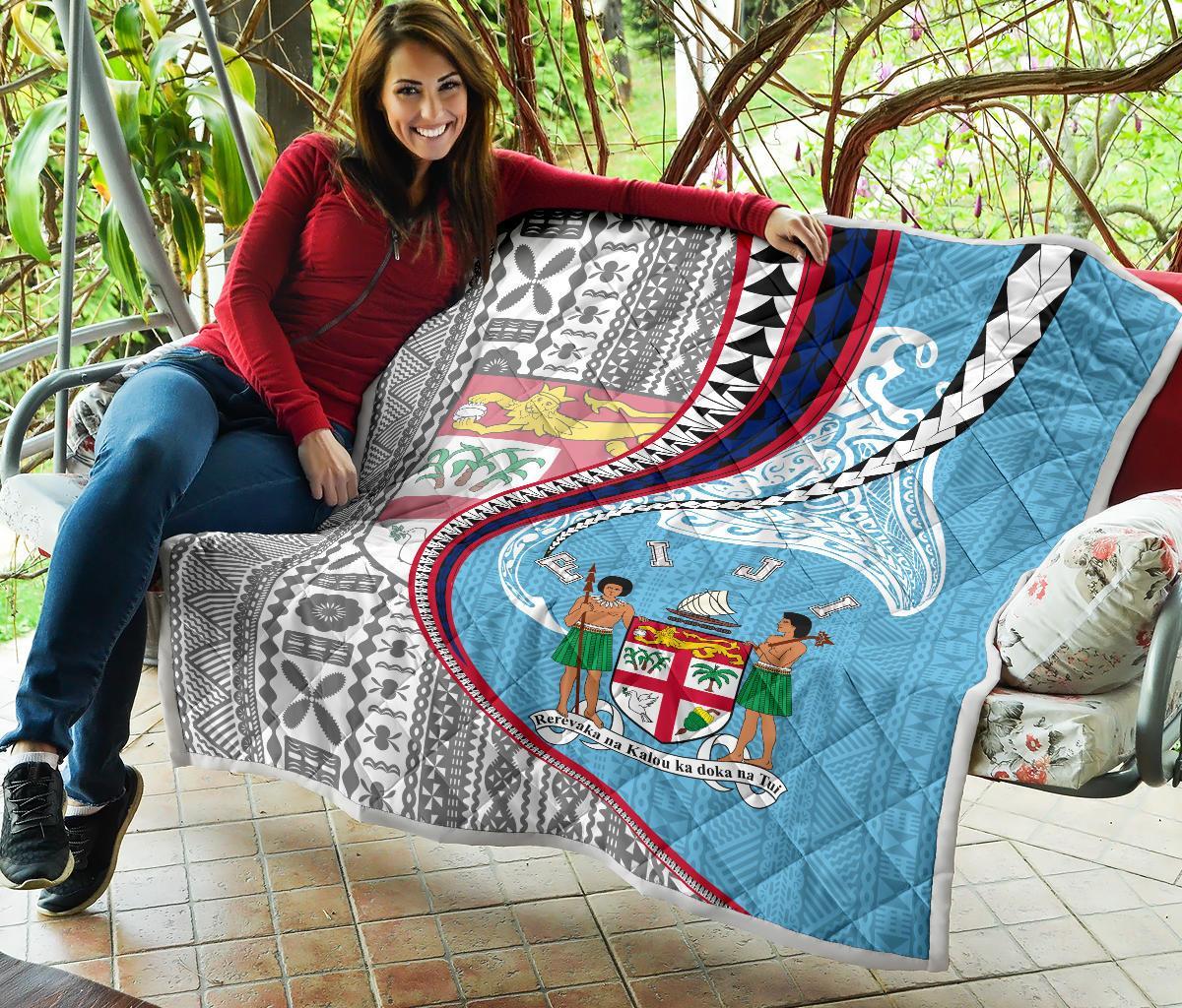 Fiji Premium Quilt Kanaloa Tatau Gen FJ - Polynesian Pride