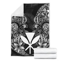 Polynesian Hawaii (Kanaka Maoli) Premium Blanket - White Turtle Homeland - Polynesian Pride