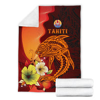 Tahiti Premium Blankets - Tribal Tuna Fish - Polynesian Pride