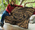 Hawaiian Kanaka Honu Hibiscus Tornando Gold Polynesian Premium Quilt - Polynesian Pride