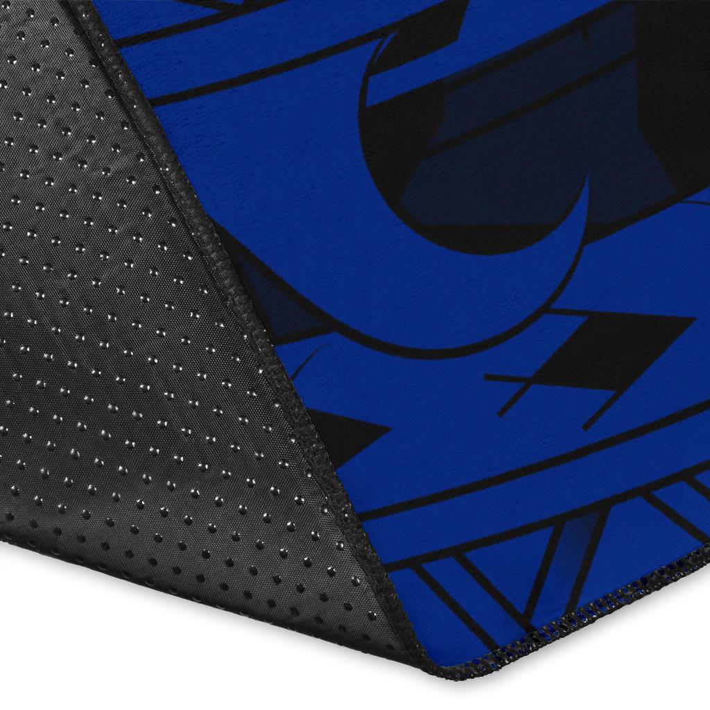 Hawaii Polynesian Turtle Rug - Blue - Polynesian Pride