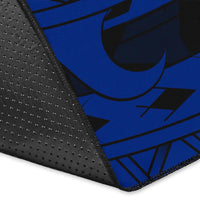 Hawaii Polynesian Turtle Rug - Blue - Polynesian Pride