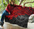 Hawaii Polynesian Premium Quilt - Kanaka Maoli & Red Turtle Hibiscus - Polynesian Pride
