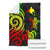 Papua New Guinea Premium Blanket - Reggae Tentacle Turtle - Polynesian Pride