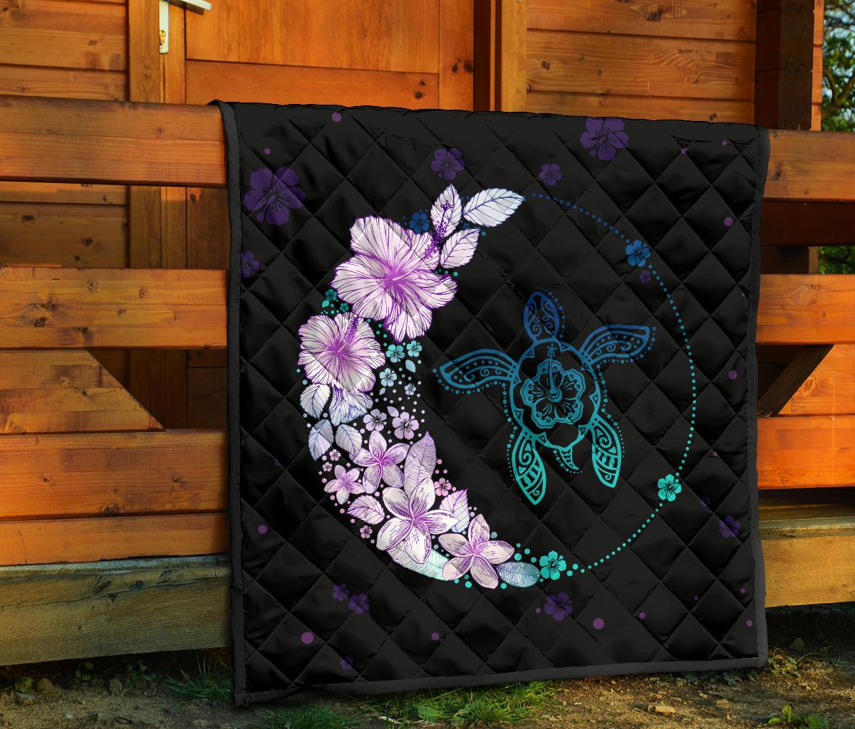 Hawaii Colorful Flower Premium Quilt - Polynesian Pride