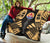 Tahiti Premium Quilt - Tahiti Flag Polynesian Gold Tattoo - Polynesian Pride