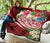 Guam Polynesian Premium Quilt - Summer Plumeria (Black) - Polynesian Pride