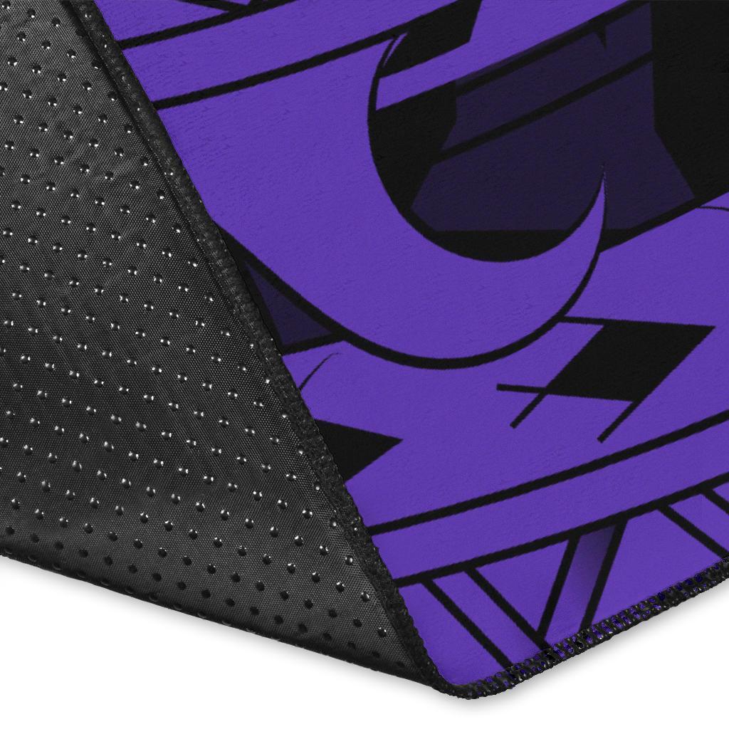 Hawaii Polynesian Turtle Rug - Purple - Polynesian Pride