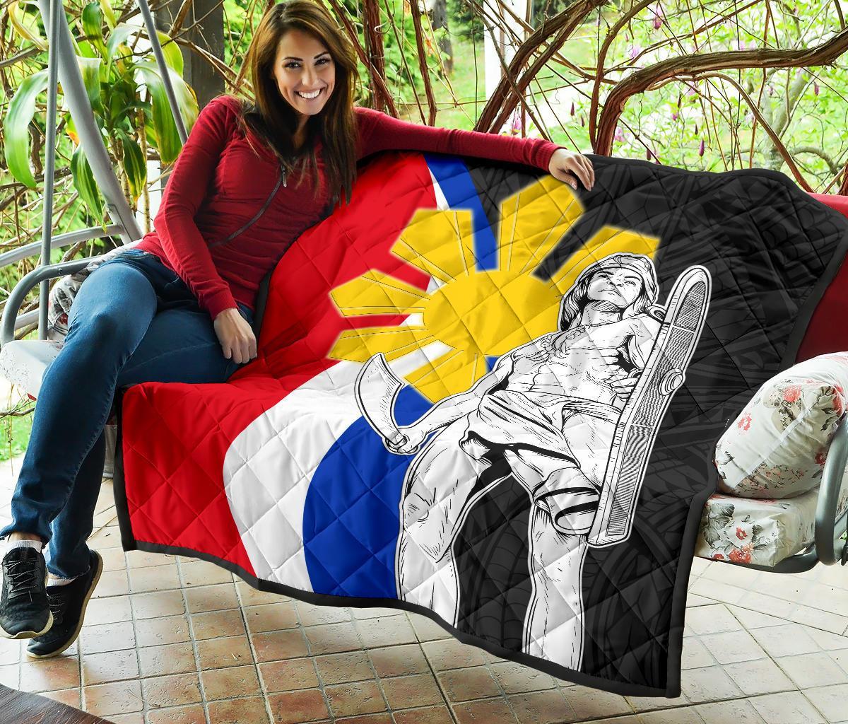 Philippines Premium Quilt - King Lapu - Lapu Polynesian Pattern - Polynesian Pride