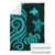 Papua New Guinea Premium Blanket - Turquoise Tentacle Turtle - Polynesian Pride