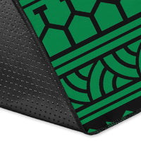 Hawaii Area Rug Polynesian Tattoo Tribal AH - Polynesian Pride