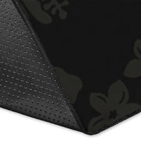 Hawaii Turtle Hibiscus Corner Map Polynesian Area Rug AH - Polynesian Pride