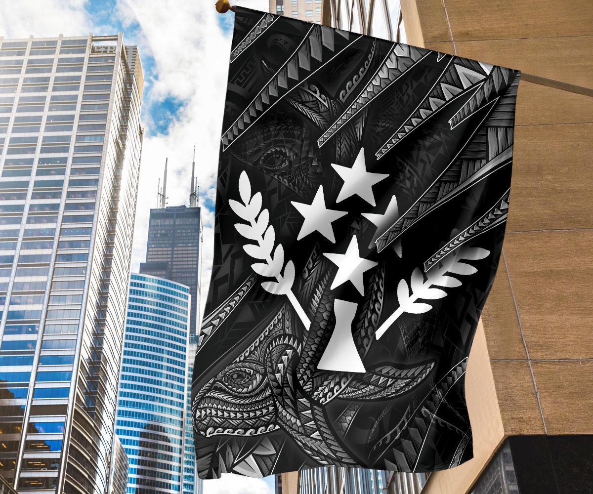 Kosrae State Flag - Seal With Whale Style - Polynesian Pride