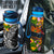 Papua New Guinea Custom Personalised Hydro Tracking Bottle - Seal Spiral Polynesian Patterns - Polynesian Pride