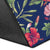 Tropical Hibiscus Red And Plumeria White Rug - Polynesian Pride