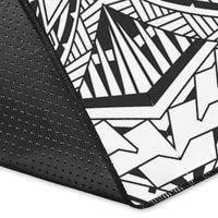 Polynesian Black Color Area Rug - Polynesian Pride