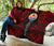 Tahiti Premium Quilt - Tahiti Flag Polynesian Red Tattoo - Polynesian Pride