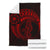 Seahorse Polynesian Blanket - Polynesian Tattoo Red - Polynesian Pride